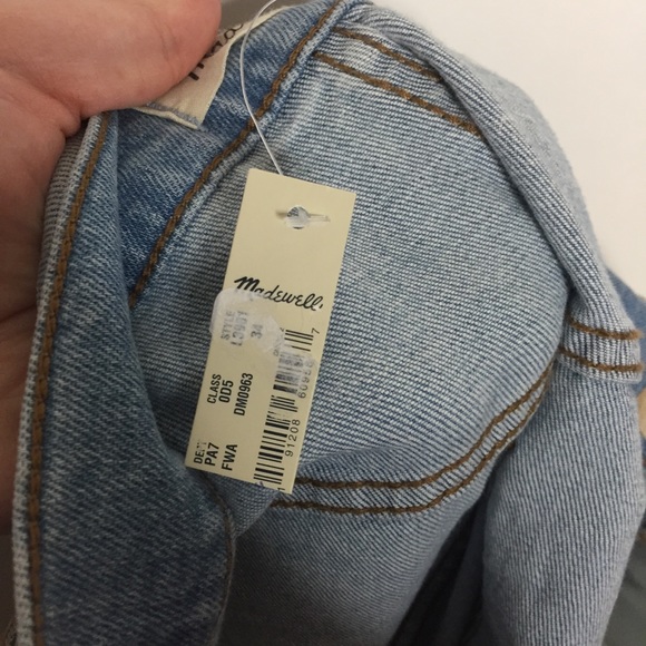 Madewell High Rise Slim Crop Boyfriend Jeans NWT - Picture 6 of 13